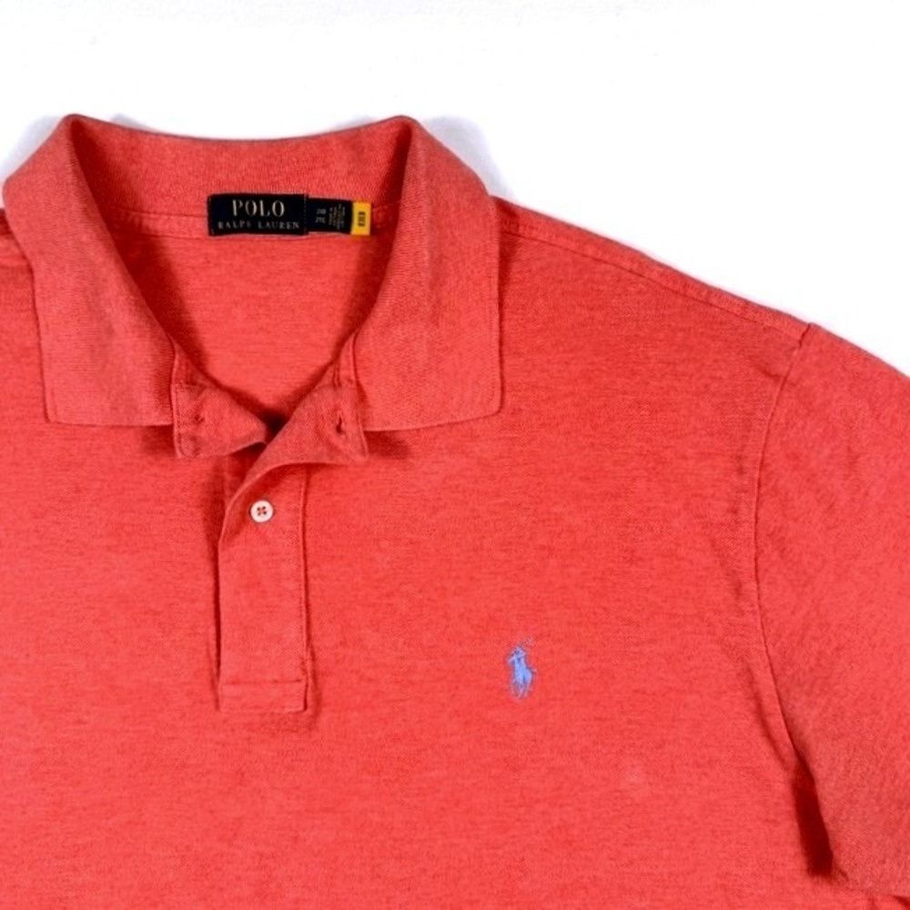 Polo Ralph Lauren Mens 2XB Big & Tall Coral Heather Ivy League Polo